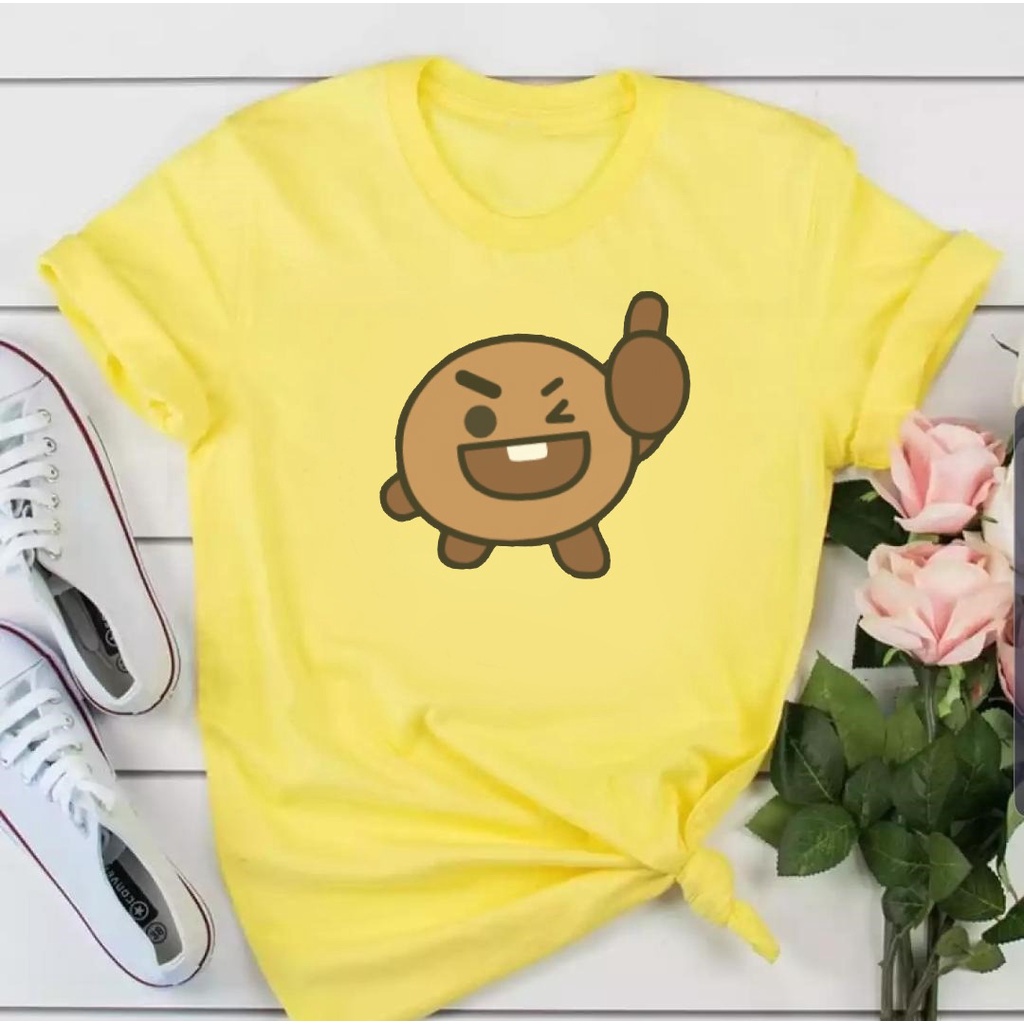 MYSTIQUE.ID - BAJU KAOS BT21 LUCU DAN AESTHETIC