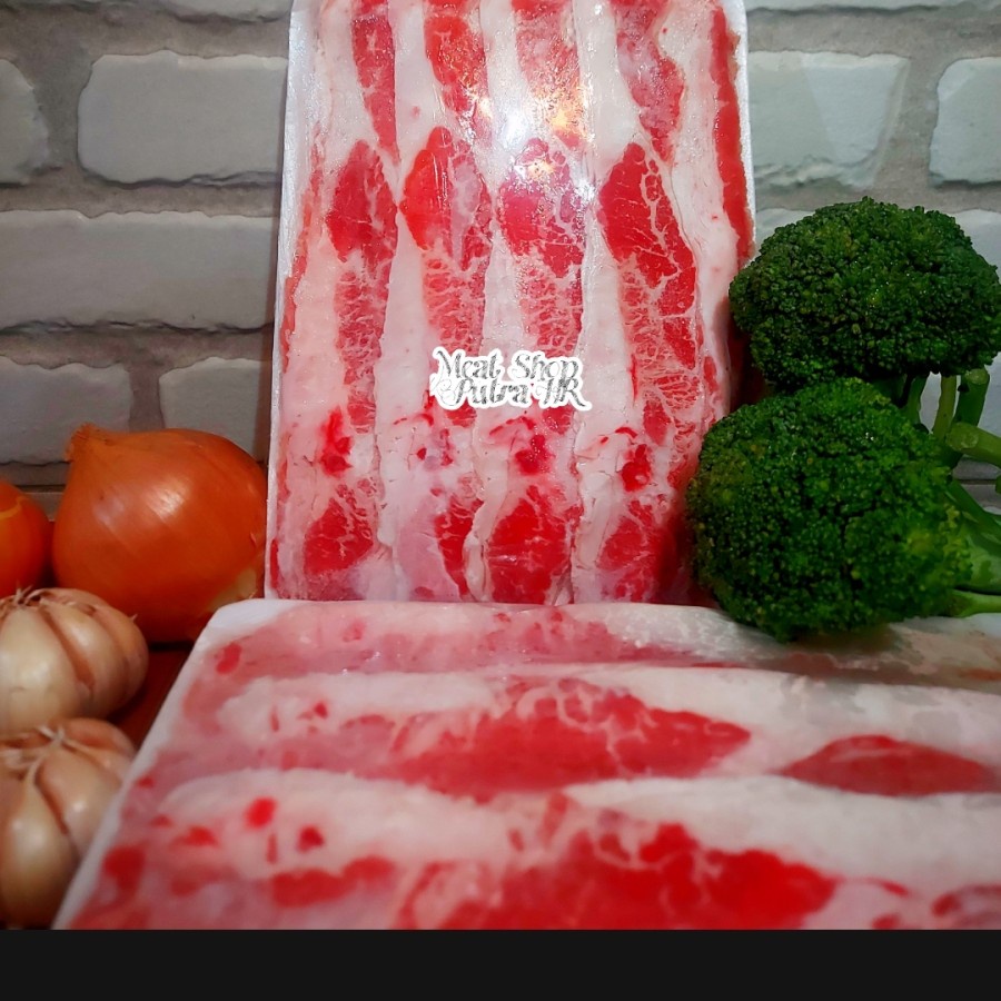 

Shorplate Aus/Daging Slice Yoshinoya /Daging Slice Fat Quantity 250gr