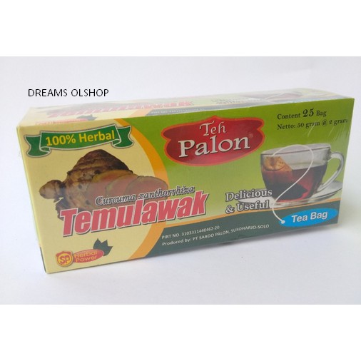 

Teh Palon Temulawak Celup Herbal Sabdo Palon Isi 25 Kantong