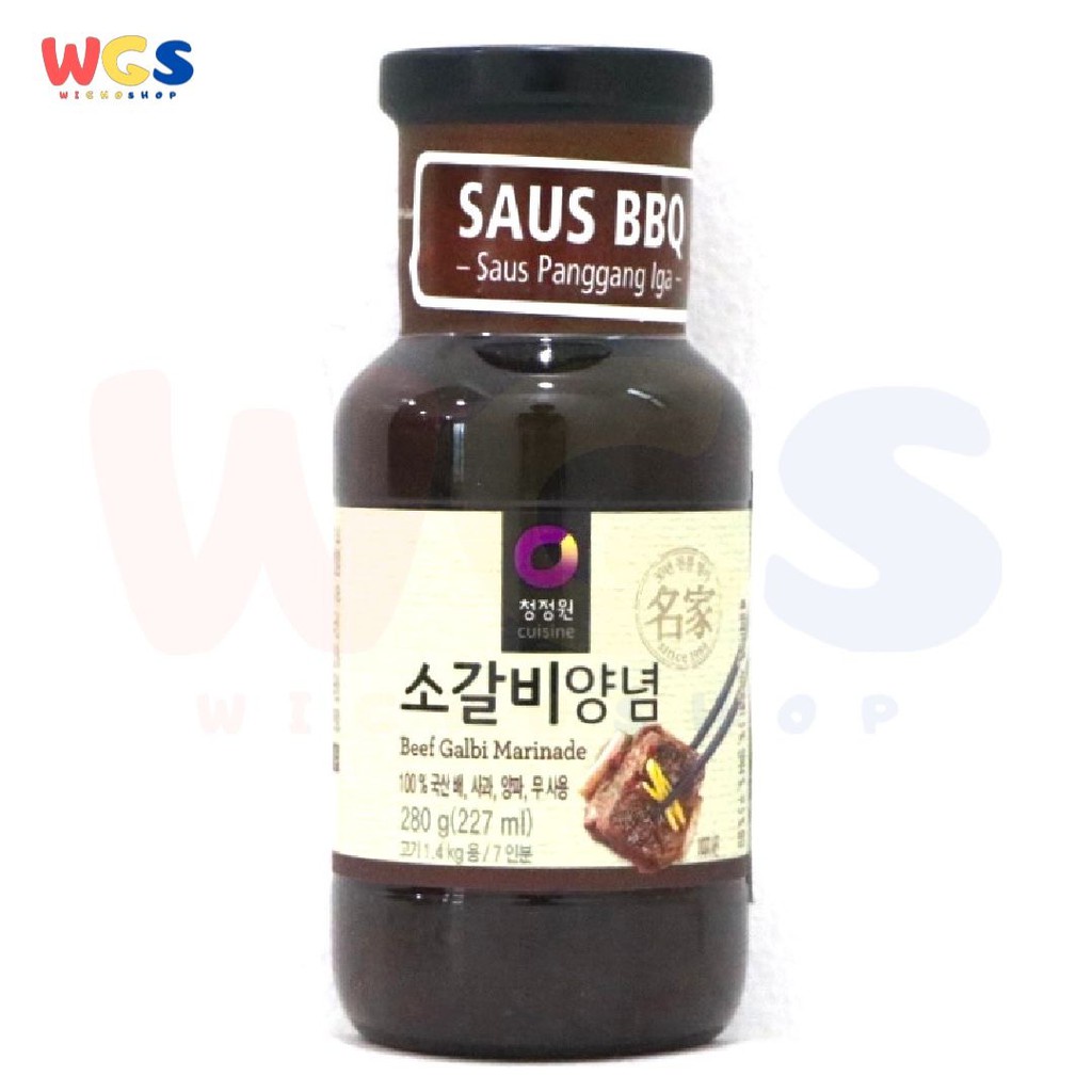 Jual Chung Jung One Barbeque Galbi Sauce Marinade Korean Ml