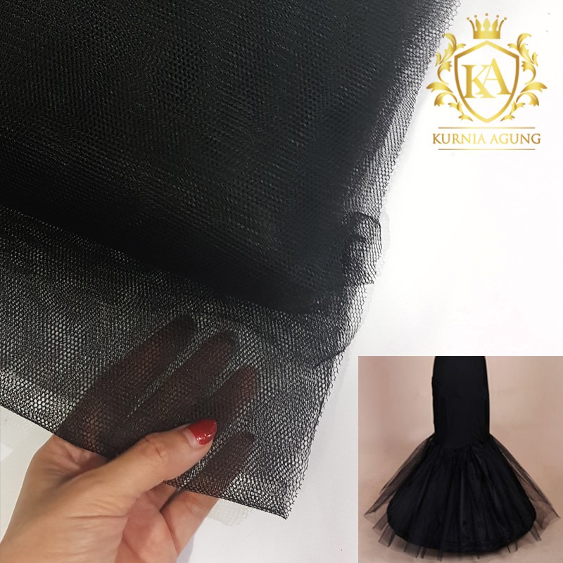 Kain Tile Tulle Tila Keras Kaku Hard Tulle per Roll Lebar 120cm Murah Banget Multifungsi