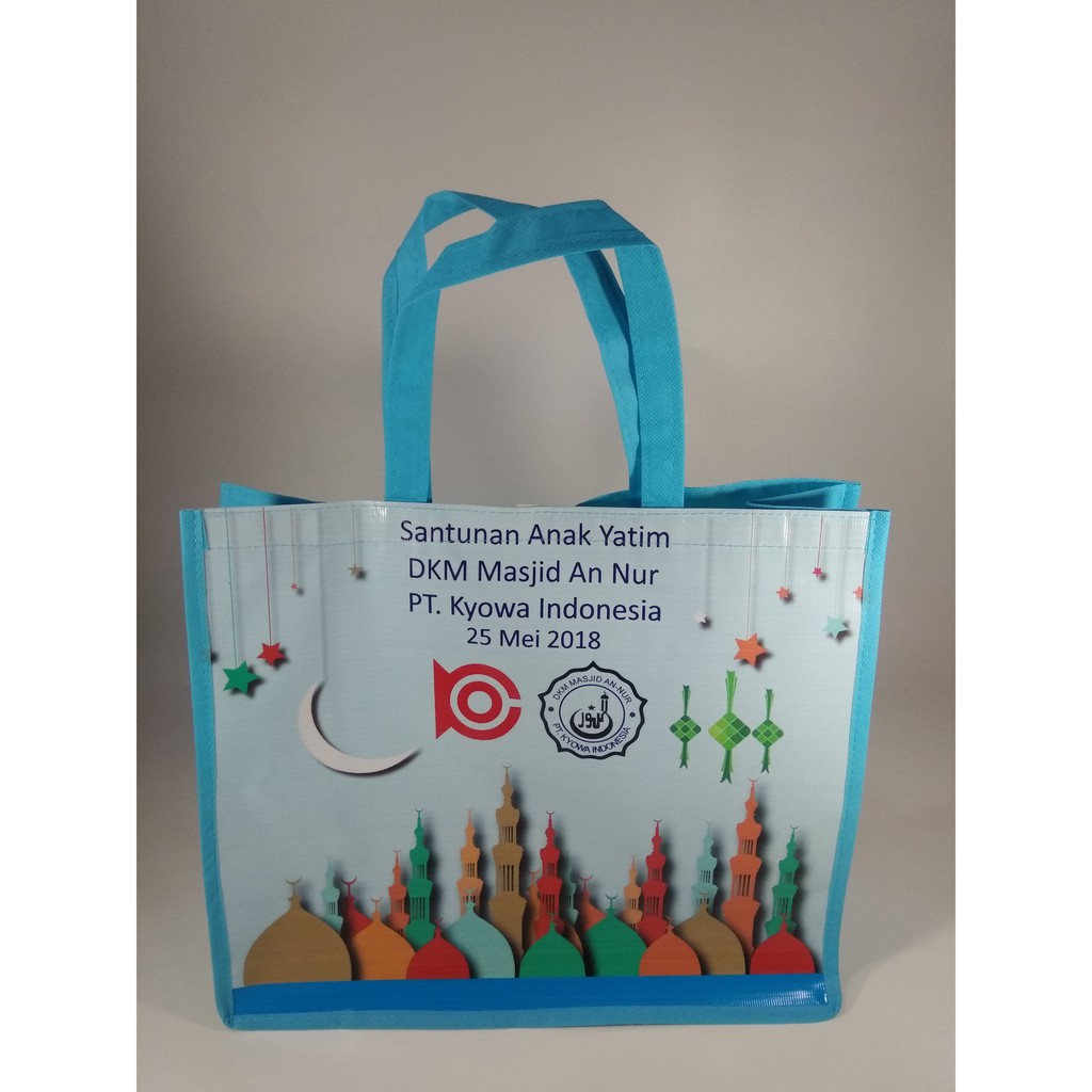 Tas Lebaran Custom Murah Tas Parcel Lebaran Oleh Oleh Haji Umroh  Keluarga Perusahaan Goodie Bag Lebaran idul adha  Colorful Terlaris