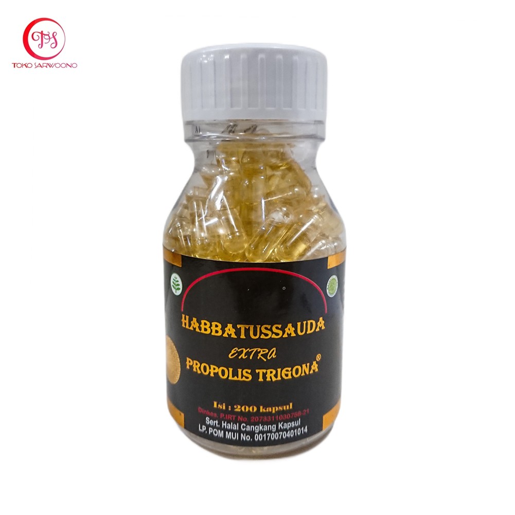 Habbatussauda Extra Propolis Trigona Isi 200 Kapsul Original - Habatusauda