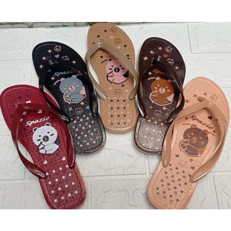 sandal spazio Bernard/sandal jepit wanita