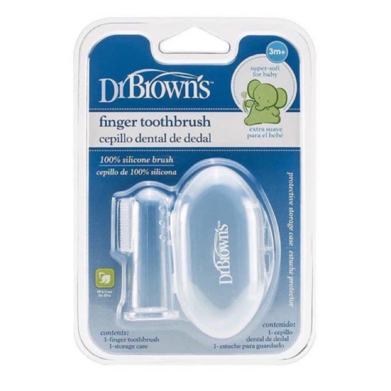 Dr Brown’s Silicone Finger Toothbrush Sikat Lidah Bayi Dr Brown Finger Toothbrush