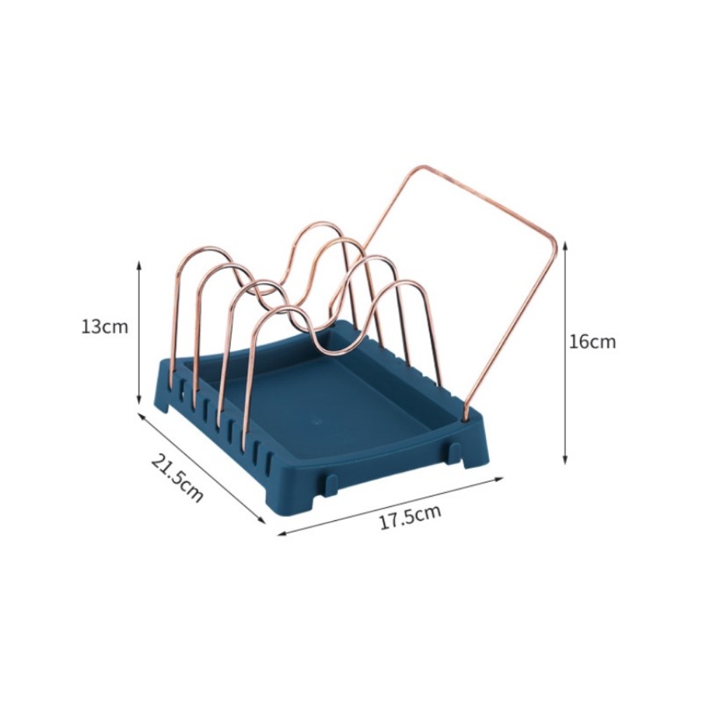 Rak Penyimpanan Talenan Tutup Panci Dapat Dilepas Untuk Dapur