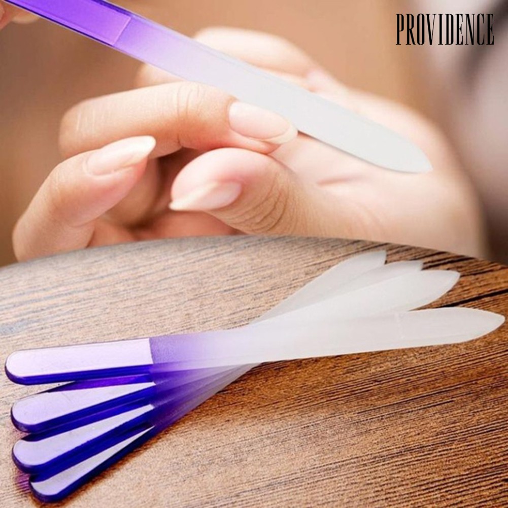 Providence 4 Pcs Durable Glass Nail Files Nail Art Acrylic Tip Buffer Buffing Manicure Tool