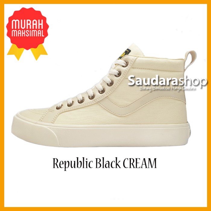 Ventela Republic Cream High / Sepatu Ventela Republic Cream HC
