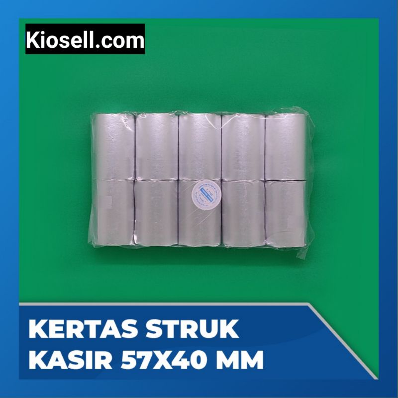 

Kertas Struk Kasir Paper Role Printer Bluetoth 57x40