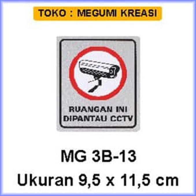 

PROMO Signage/Label - Ruangan dipantau CCTV - 3B-13 ZD68