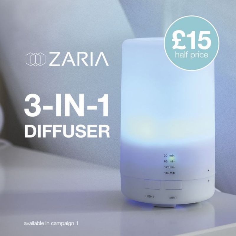 Taffware Humidifier Diffuser Aromaterapi Aromatherapy 7 LED Ultrasonic Pelembab Pewangiangi Ruangan