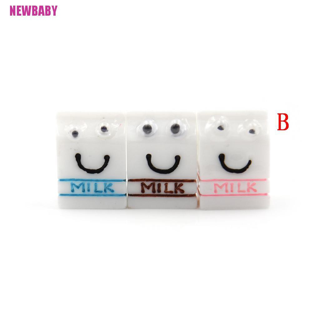 (NEWBABY) 5pcs / Set Mainan Miniatur Minuman / Susu / Bir Untuk Aksesoris Rumah Boneka Barbie