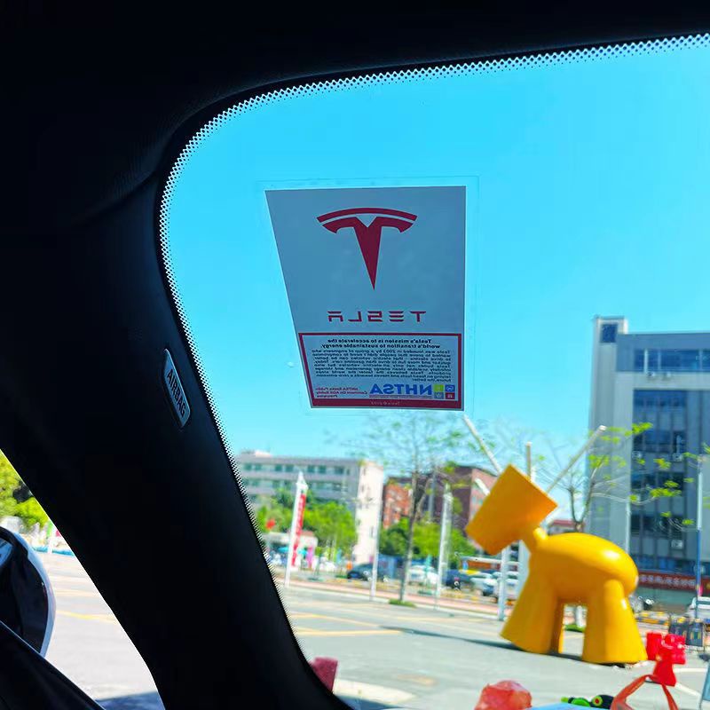 Stiker Kaca Depan Elektrostatis Untuk TESLA