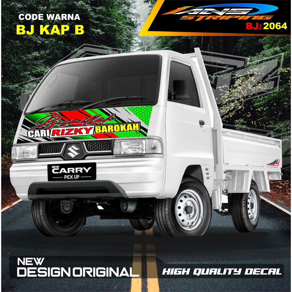 STIKER KABIN CARRY L300 PICK UP / STIKER KABIN CARRY L300 / STIKER KAP CUP DEPAN L300 PICK UP / STIKER MOBIL