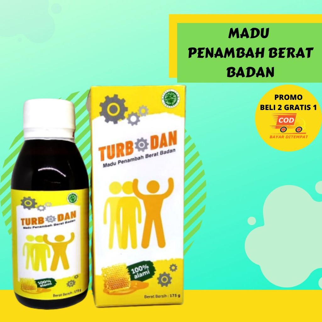 Turbodan Madu Penggemuk Badan Dewasa Madu Obat Vitamin Penggemuk Badan Penambah Berat Badan Dewasa