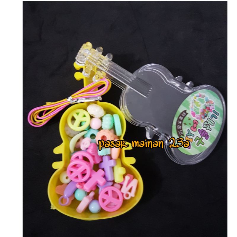 Mainan Anak Manik Manim Gelang Diy Bead String/ mainan anak bikin gelang