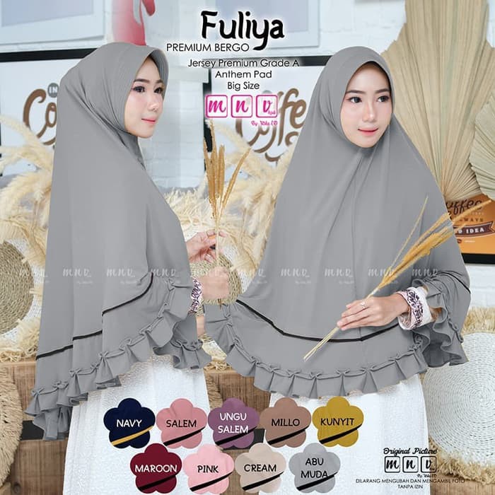 HIJAB INSTANT FULIYA / LIS BB ORI AZ-ZAHRA ARJUNA HIJAB