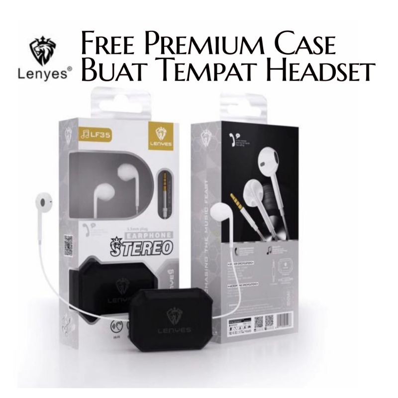 Handsfree Lenyes LF35 Hifi Stereo Earphone Extra Bass