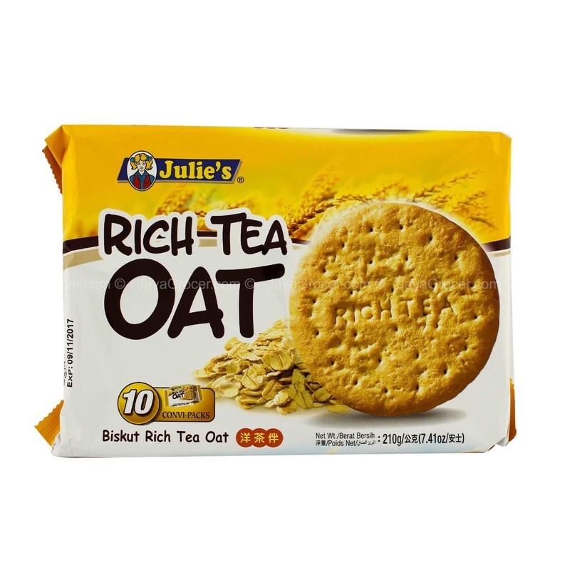 

JULIE'S OAT RICH TEA 210gr