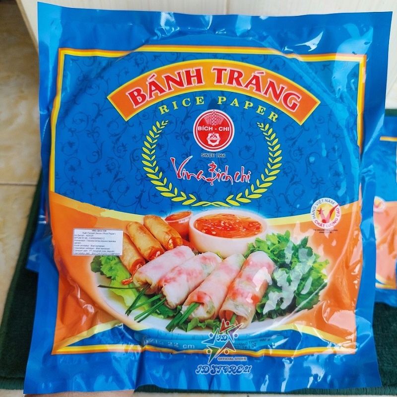 BANH TRANG RICE PAPERS BLUE 22CM Kulit Lumpia Vietnam rice roll spring roll