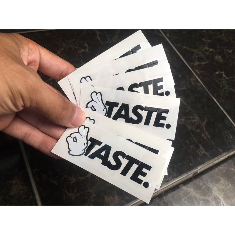 Original Thairides Taste Decal Sticker