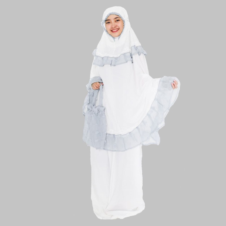 Mukena Rukuh Renda Kriwil AL PARIS / Mukena THR Lebaran