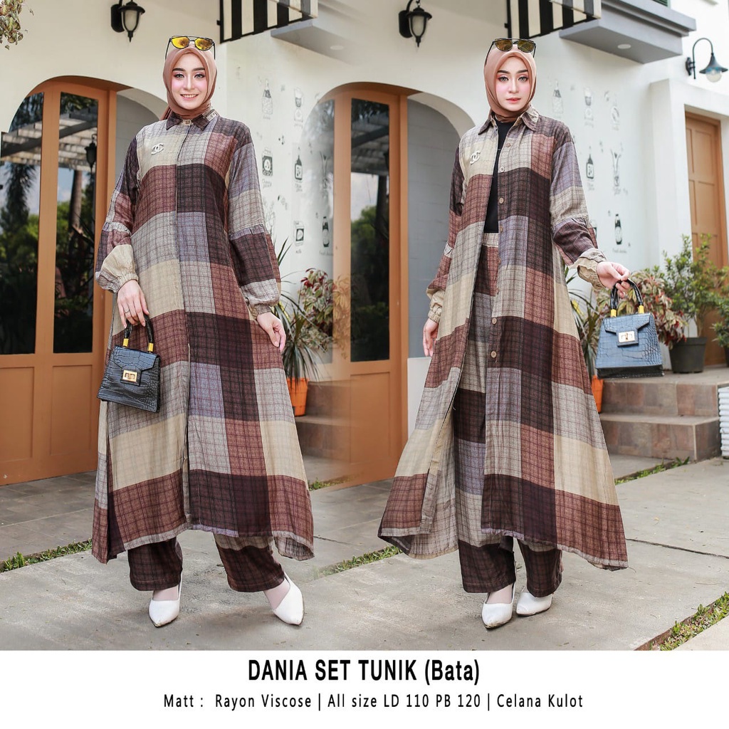 Koleksi ramadan terbaru Setelan Gamis + Hijab Nutup Dada Tidak Nerawang Anggun LongDress Wanita Dewa