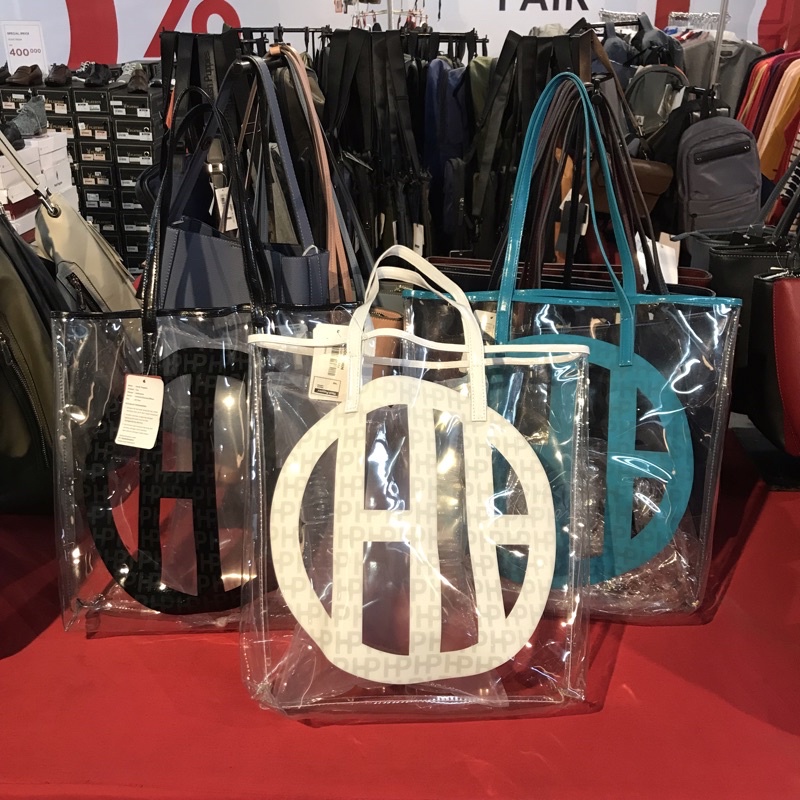 Tas Cewek | Tote Bag Transparan Hush Puppies