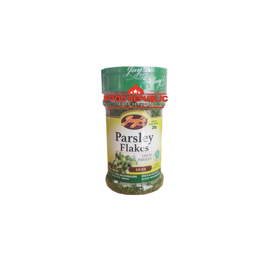 JAYS PARSLEY FLAKES 20 GR - JAYS DAUN PARSLEY ITALIAN SEASONING HALAL