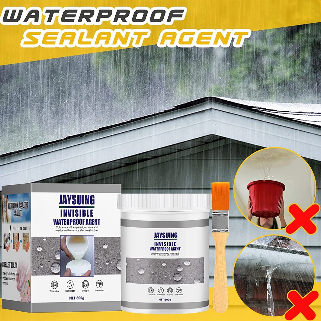 Jaysuing Lem Transparan Anti Bocor 300g - Jaysuing Invisible Waterproof Insulating Sealant 300g