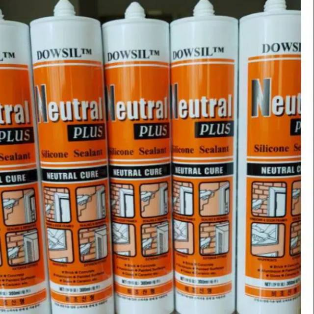 Lem silicon neutral dowsil (non asam)lem aquarium
