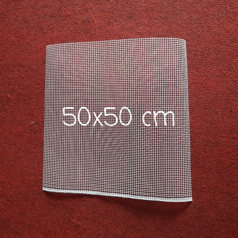 jaring rajut/ net kanvas Jepang 50x50 cm