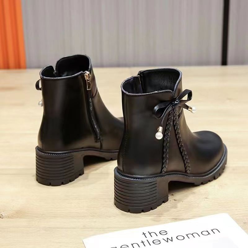 ✅PINKEY P071 Sepatu Boots Martin Resleting Wanita Import Premium Quality