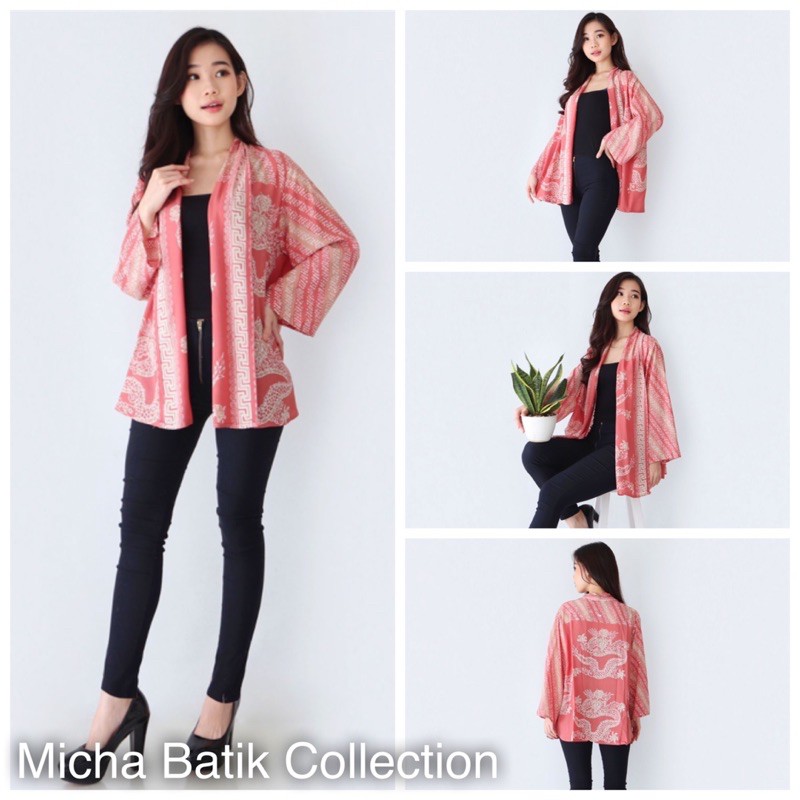 Cardigan Batik Paris Dua Motif