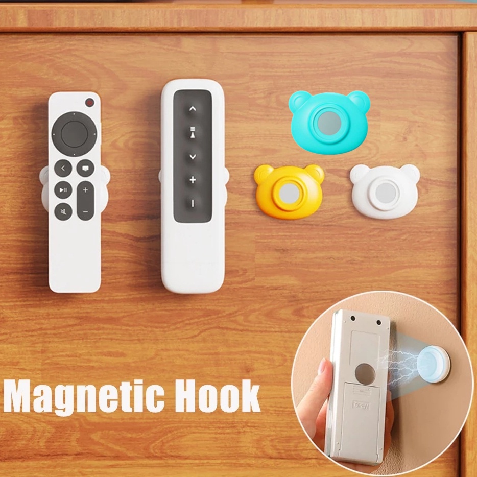 Holder Penyimpanan Remote Control Magnetik Bentuk Beruang Untuk Kulkas