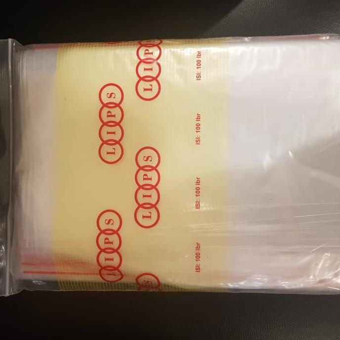 PLASTIK KLIP LIPS UKURAN 45X35 ( ISI 100 PCS )