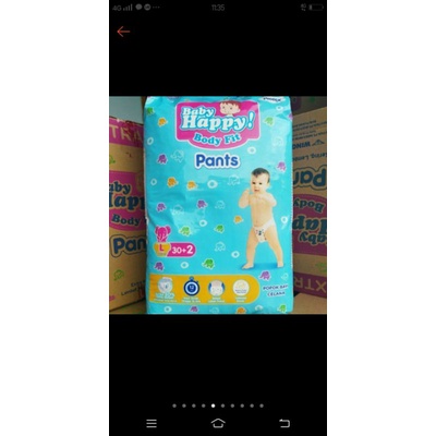 Pampers murah/Pampers Baby Happy Size L/Pampers sekali pakai