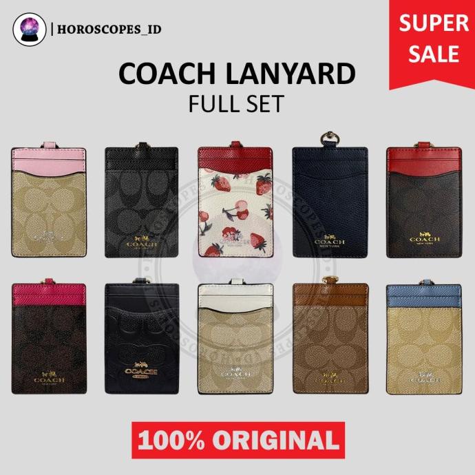 

BISA COD ID Card Holder / Lanyard / Name Tag Holder - Gantungan Coach Original PROMOKode 2280