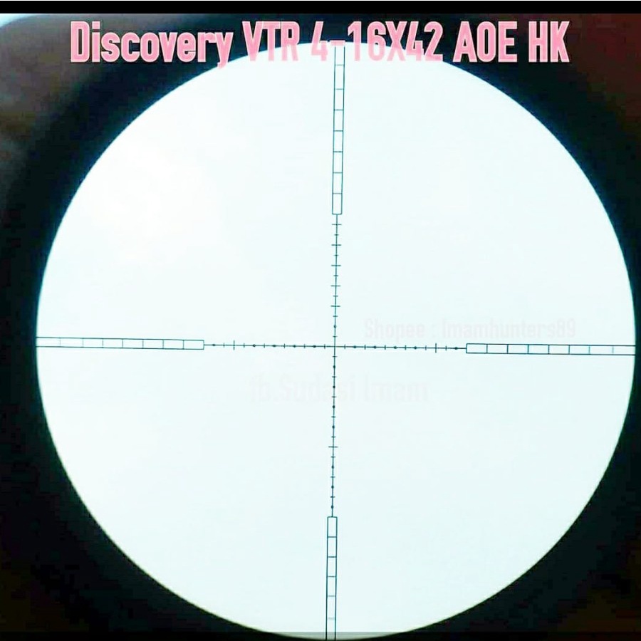 Discovery VTR 4-16x42 AOE retikel HK terbaru