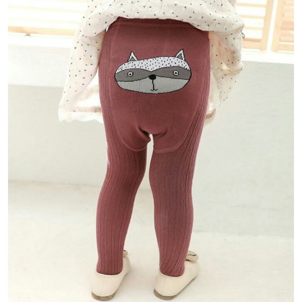 LID7025 Celana Legging Rajut Legging Bayi / Anak Elastisitas Bernapas