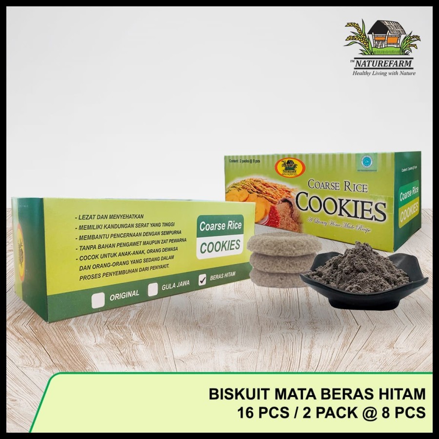 

BISKUIT MATA BERAS NATURE FARM (NATUREFARM) - HITAM
