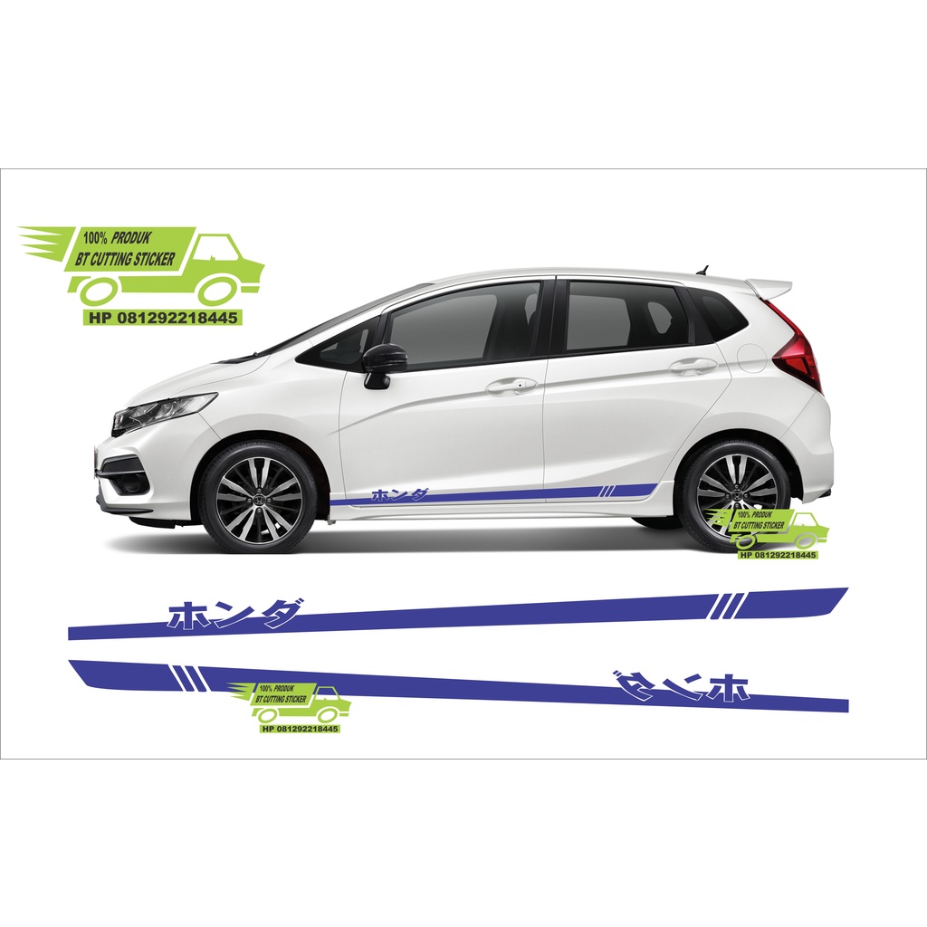 BT sticker mobil honda jazz stirping mobil honda jazz sticker jazz stiker honda jazz list sticker ho
