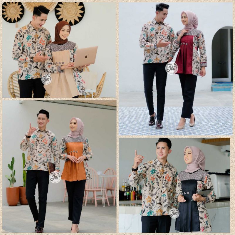 couple Atasan Batik | Atasan Batik kombinasi