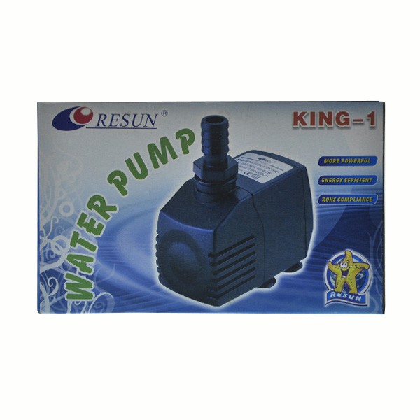 RESUN KING 1 Pompa Celup Aquarium Kolam Hidroponik Submersible Pump