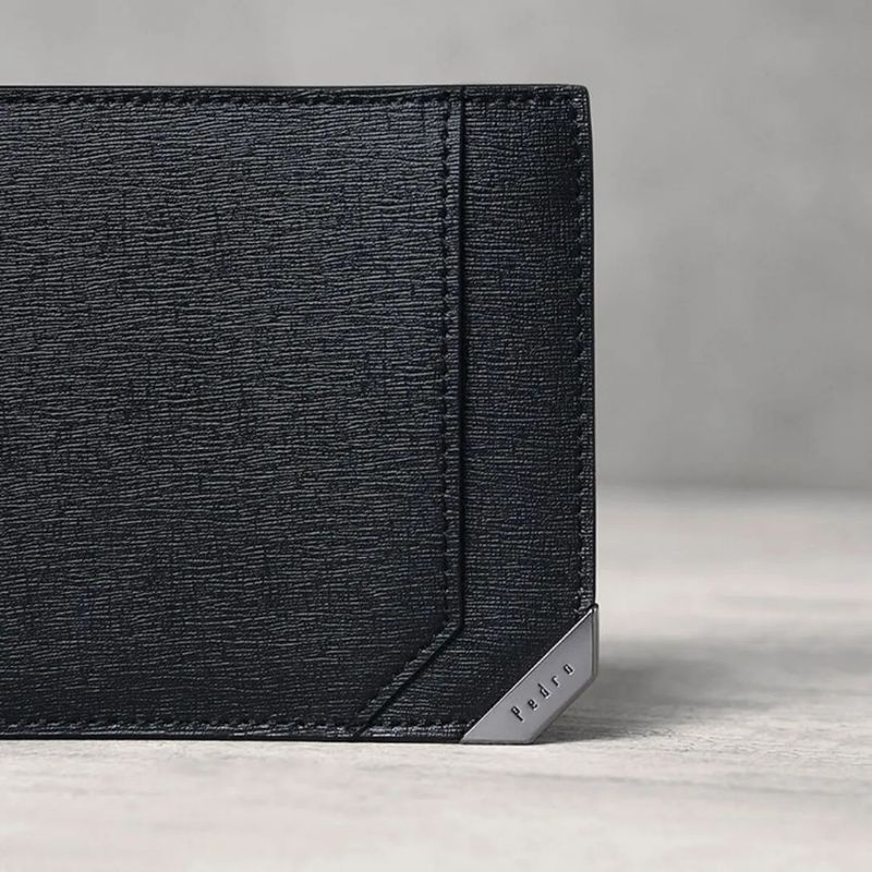 7.7 SALE | PDRO Men Metallic Tip Bifold Wallet