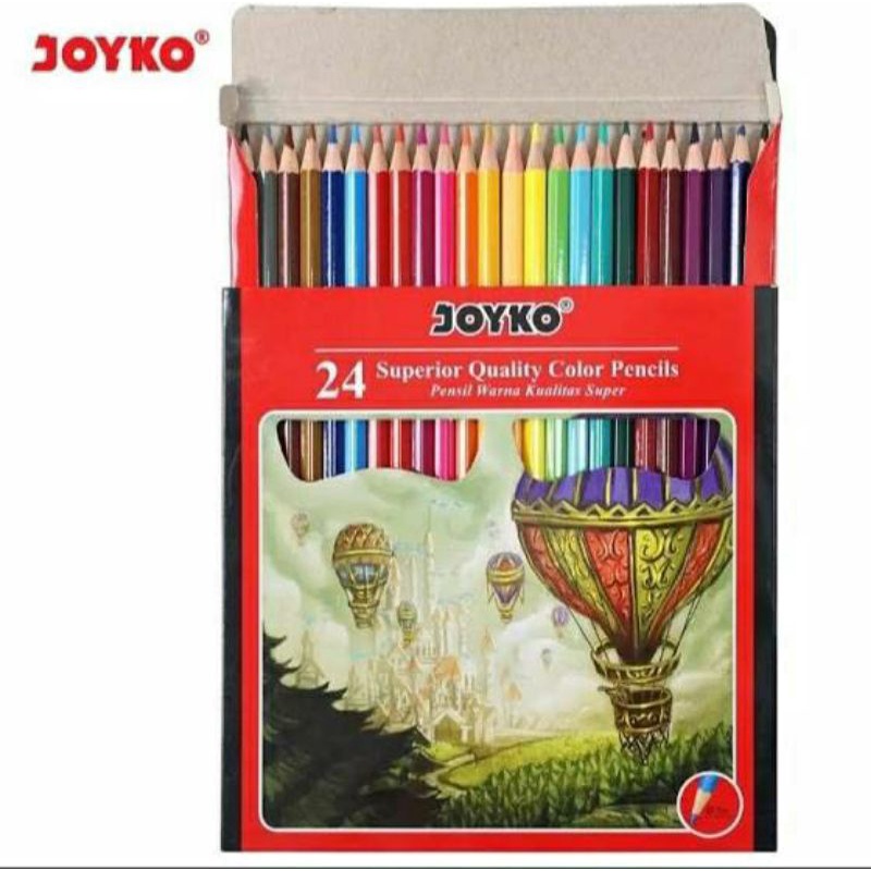 

Pensil Warna Joyko CP-101/ 24 Warna Panjang