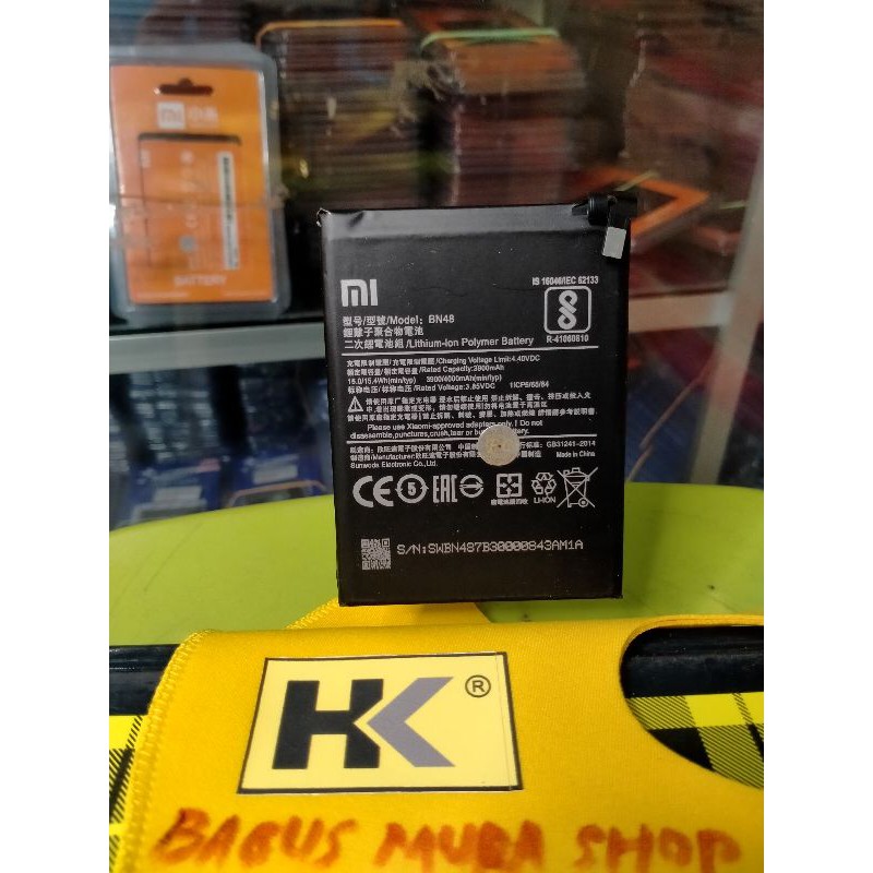 Baterai hp Redmi Note 6 Pro REDMI NOTE 5 REDMI NOTE 5 PRO BN48 BN 48 BN45 BN 45 Original Batre Battery BN-48 Redmi note6pro REDMI NOTE5 REDMI NOTE 5PRO