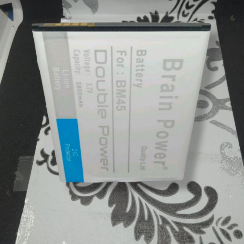 Batre Batrai Baterai xiaomi Redmi note 2 Xiomi BM45 BM 45 Brain Power Battery