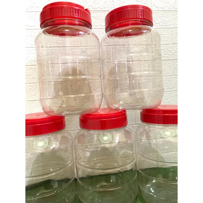 Toples Plastik Jumbo 10 liter  /toples bening / toples snack / toples kerupuk