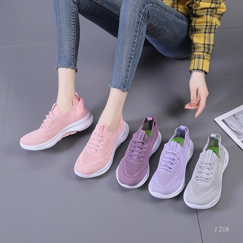 SEPATU WANITA SNEAKER RUNNING SHOES 218